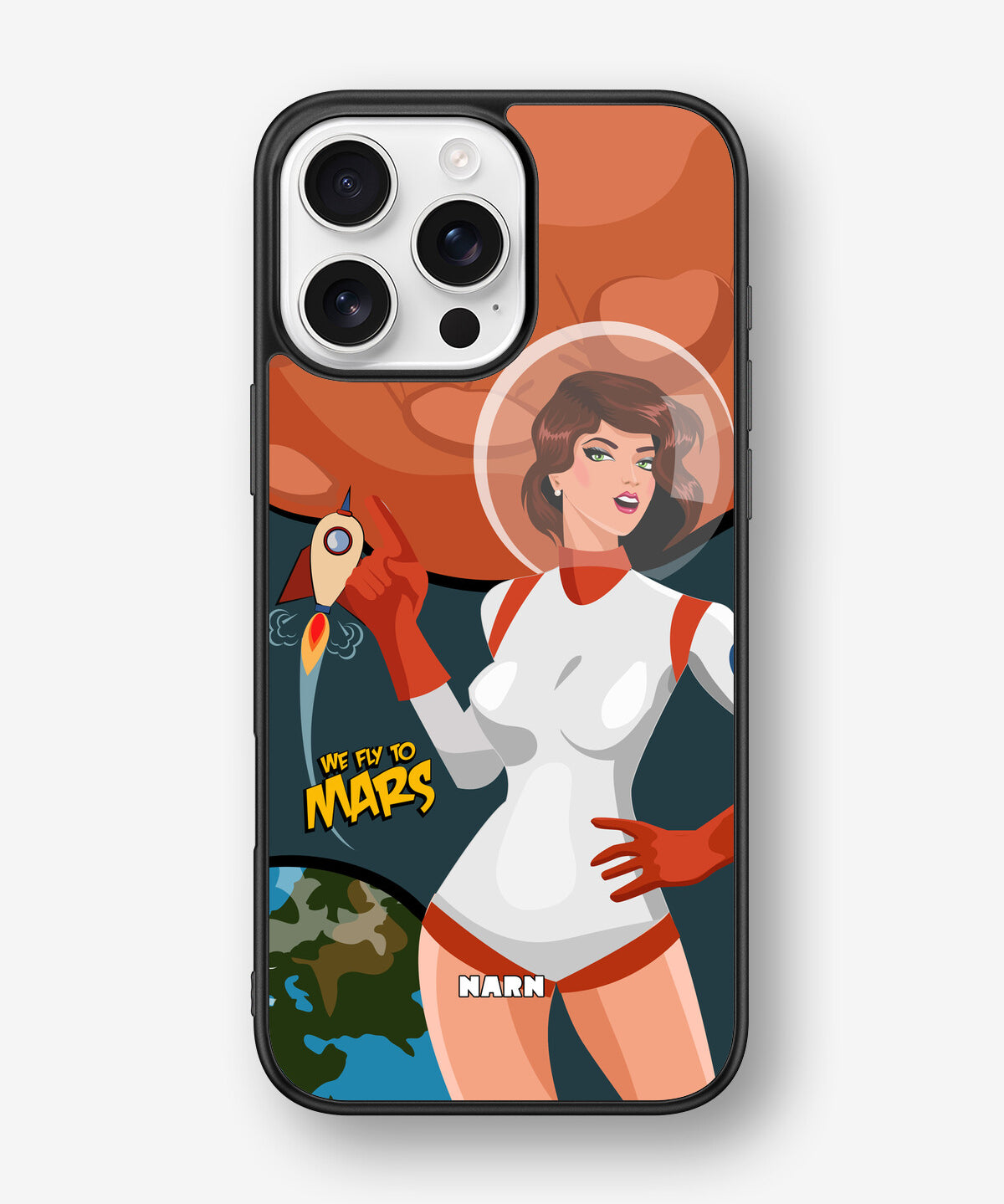 iPhone 16 Pro Max Hard Case – We Fly To Mars - View 1