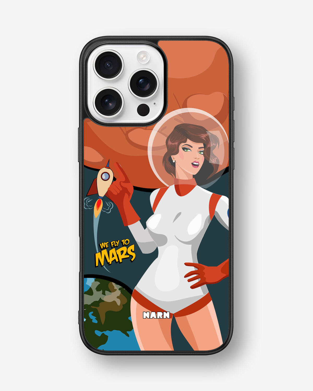 iPhone 16 Pro Max Hard Case – We Fly To Mars - View 1