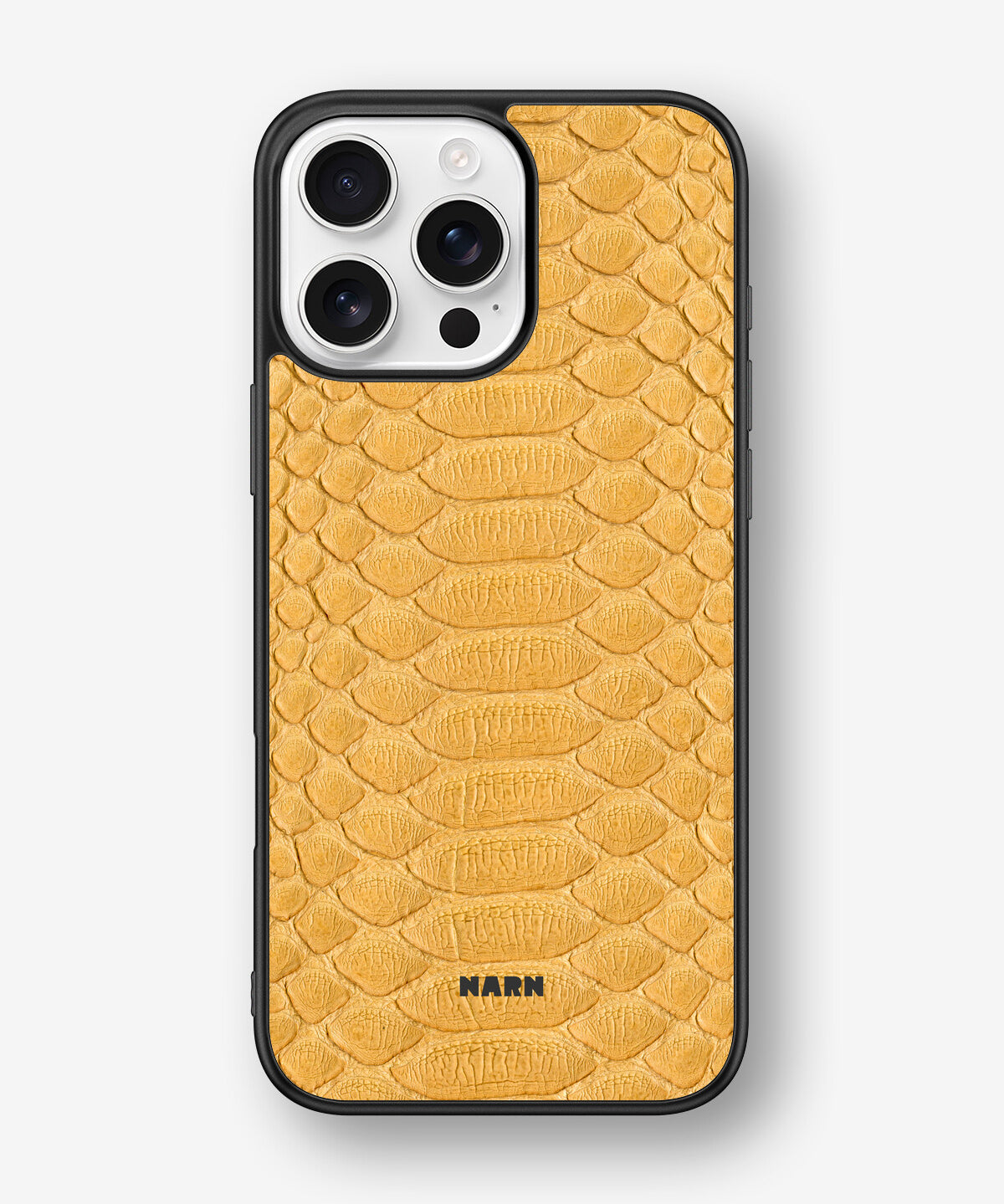 iPhone 16 Pro Max Hard Case – Yellow Snake - View 1
