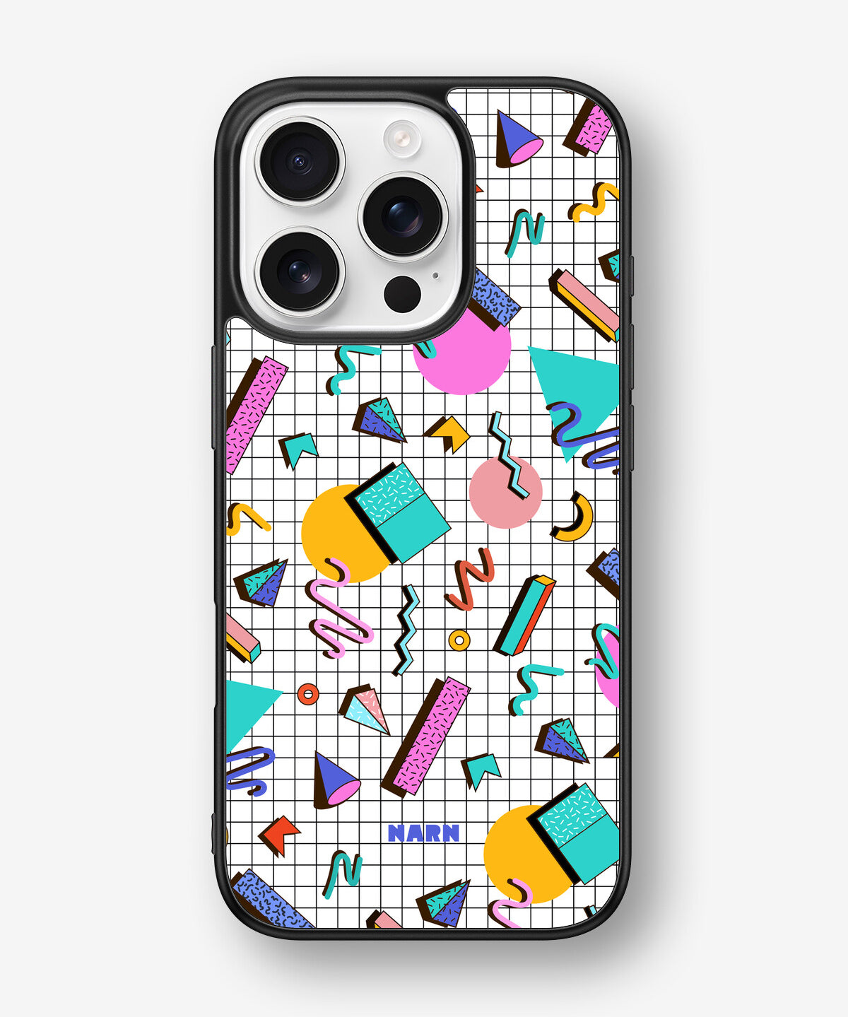 iPhone 16 Pro Hard Case – 80s Memphis - View 1