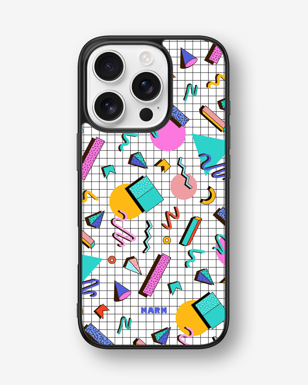 iPhone 16 Pro Hard Case – 80s Memphis - View 1
