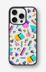 iPhone 16 Pro Hard Case – 80s Memphis - View 1