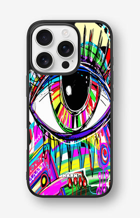iPhone 16 Pro Hard Case – Abstract Eye - View 1