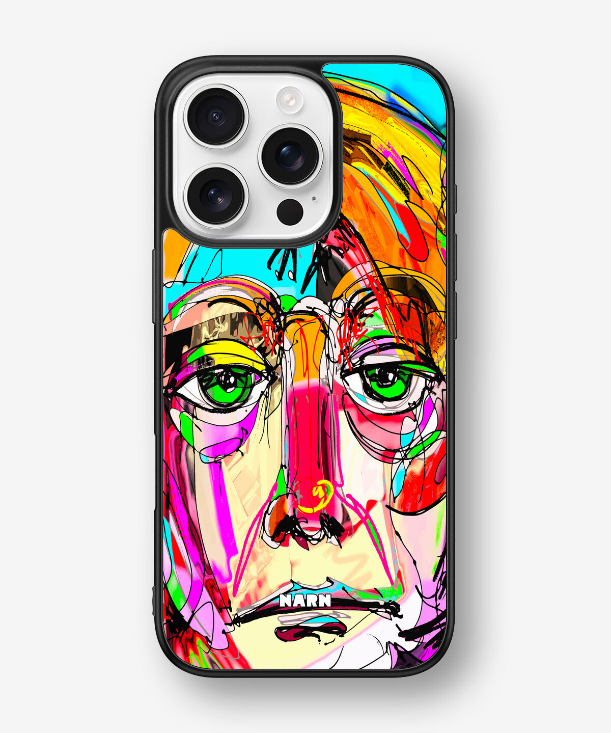 iPhone 16 Pro Hard Case – Abstract Portrait - View 1