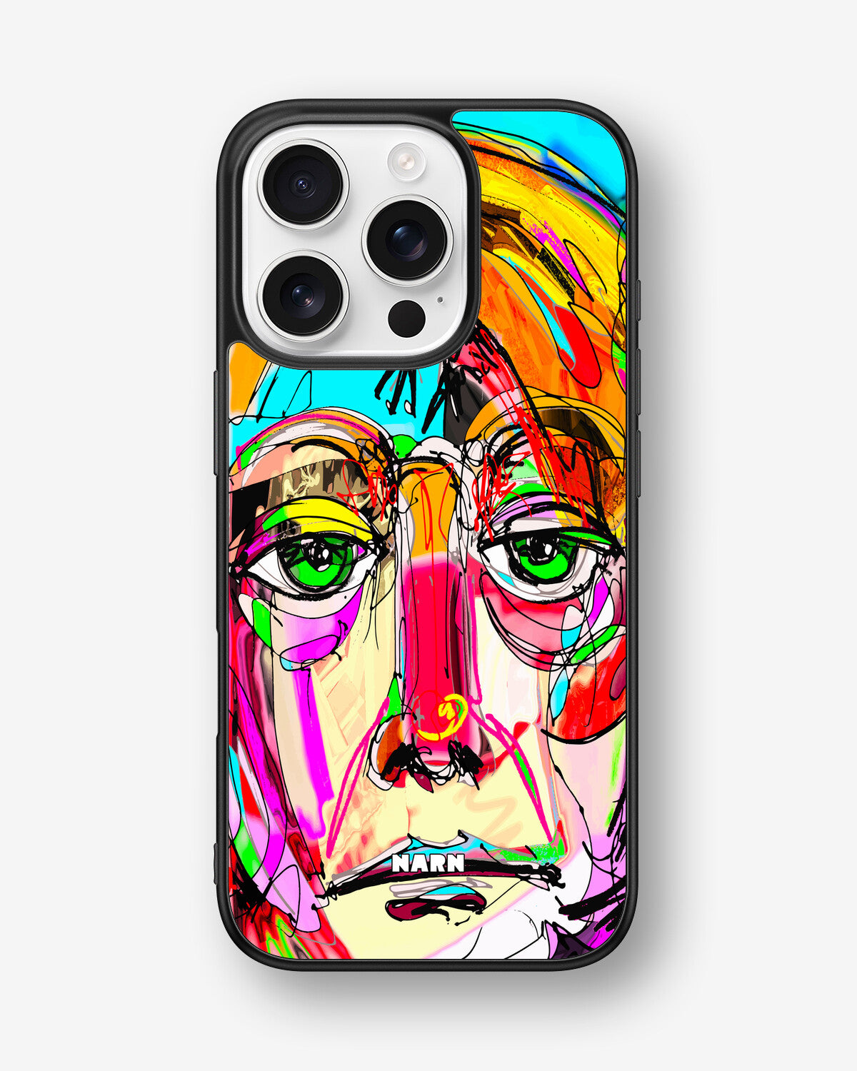 iPhone 16 Pro Hard Case – Abstract Portrait - View 1