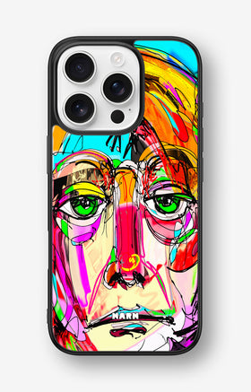 iPhone 16 Pro Hard Case – Abstract Portrait - View 1