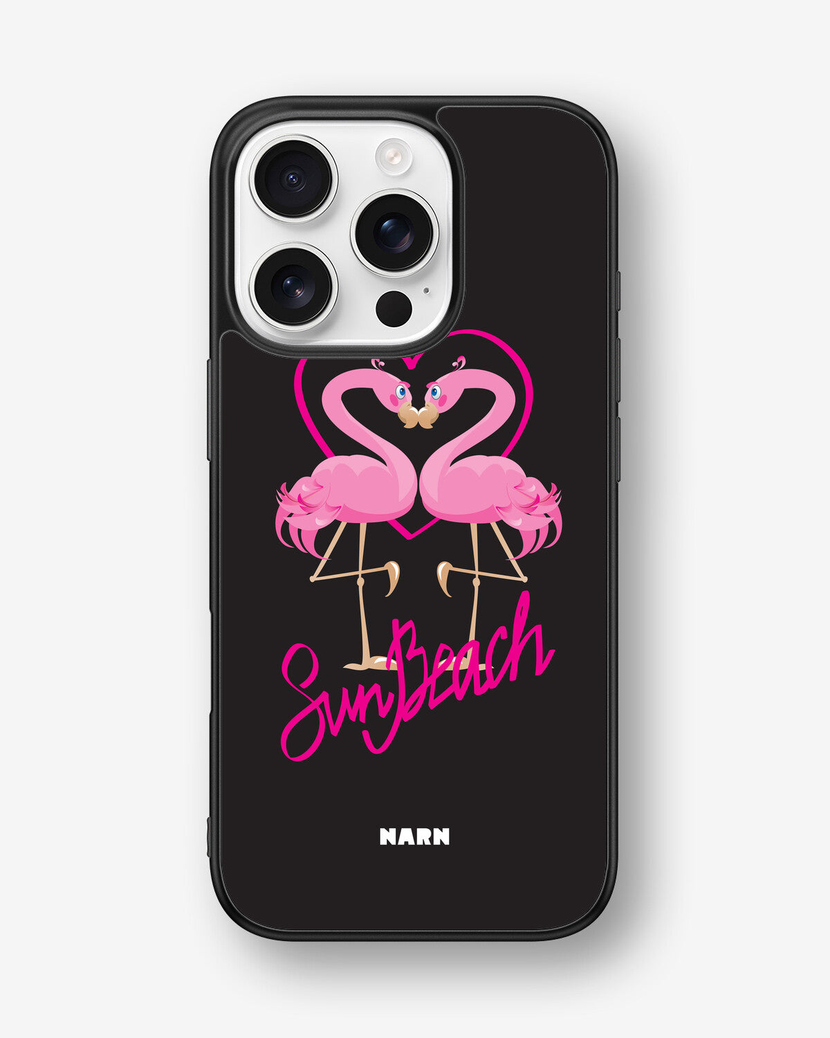 iPhone 16 Pro Hard Case – Beach Flamingo - View 1