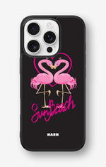 iPhone 16 Pro Hard Case – Beach Flamingo - View 1
