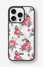 iPhone 16 Pro Hard Case – Birds Among Roses - View 1