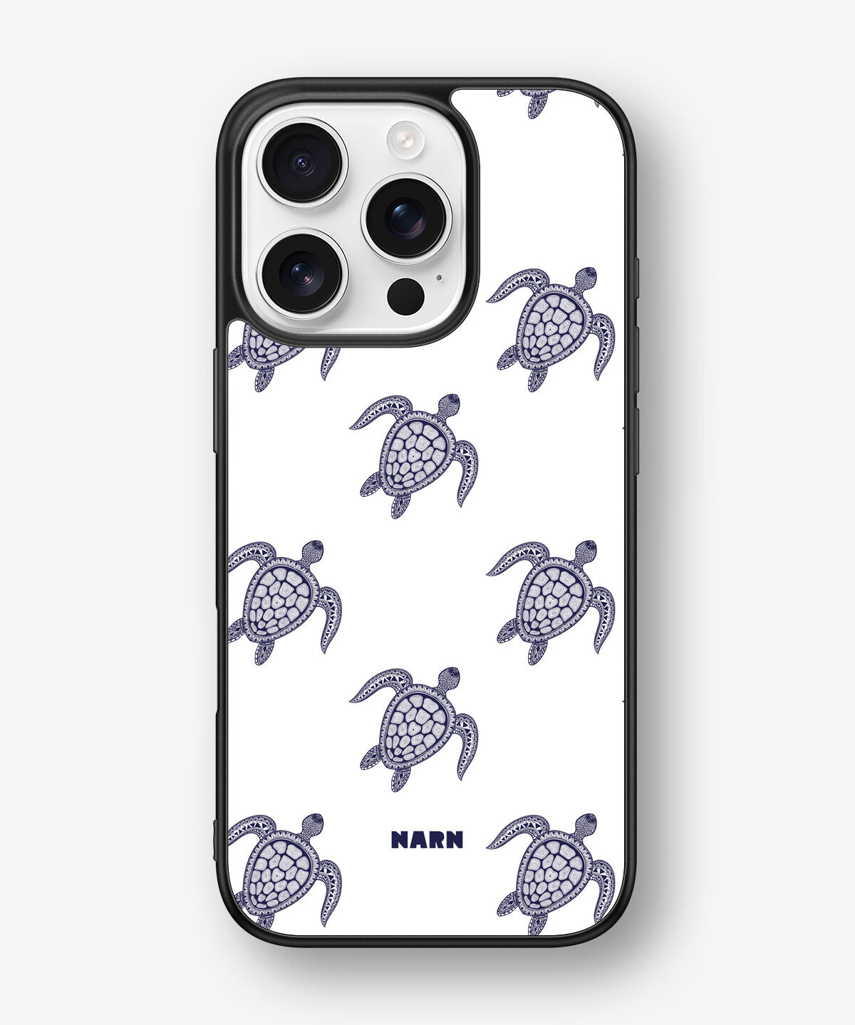 iPhone 16 Pro Hard Case – Blue Turtles - View 1