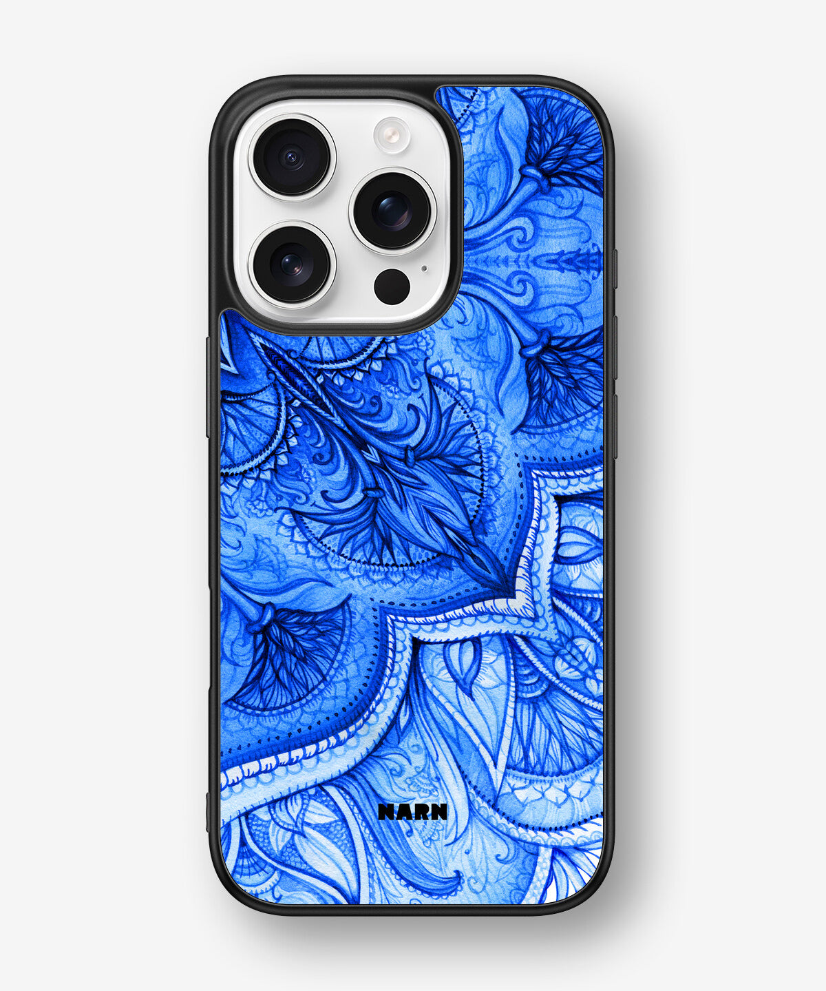 iPhone 16 Pro Hard Case – Blue Vintage - View 1