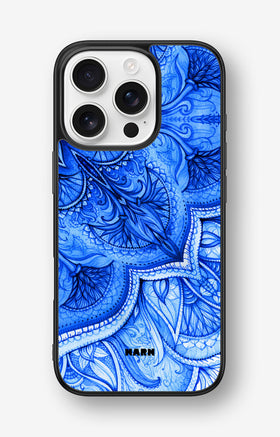 iPhone 16 Pro Hard Case – Blue Vintage - View 1