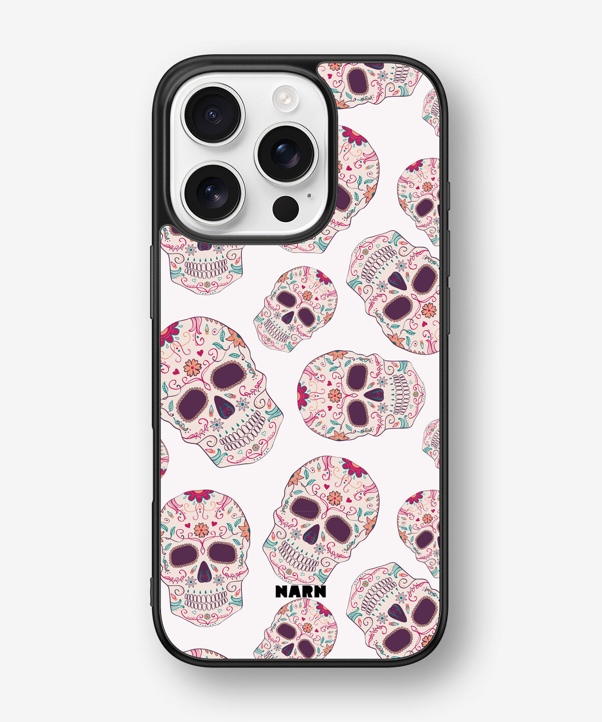 iPhone 16 Pro Hard Case – Calavera Skulls - View 1