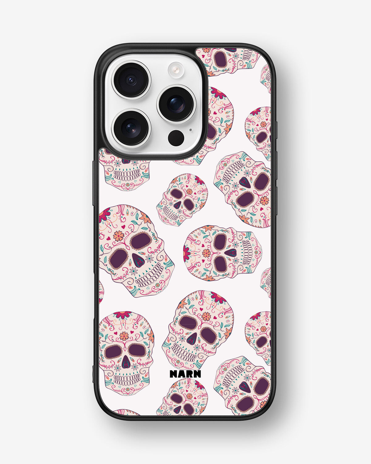 iPhone 16 Pro Hard Case – Calavera Skulls - View 1