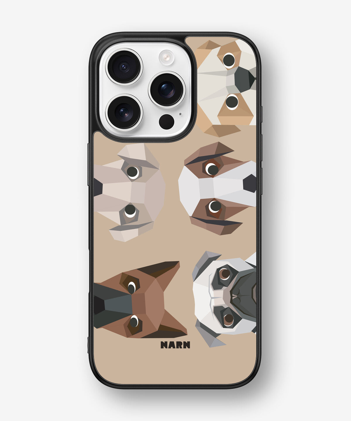 iPhone 16 Pro Hard Case – Cute Dogs - View 1