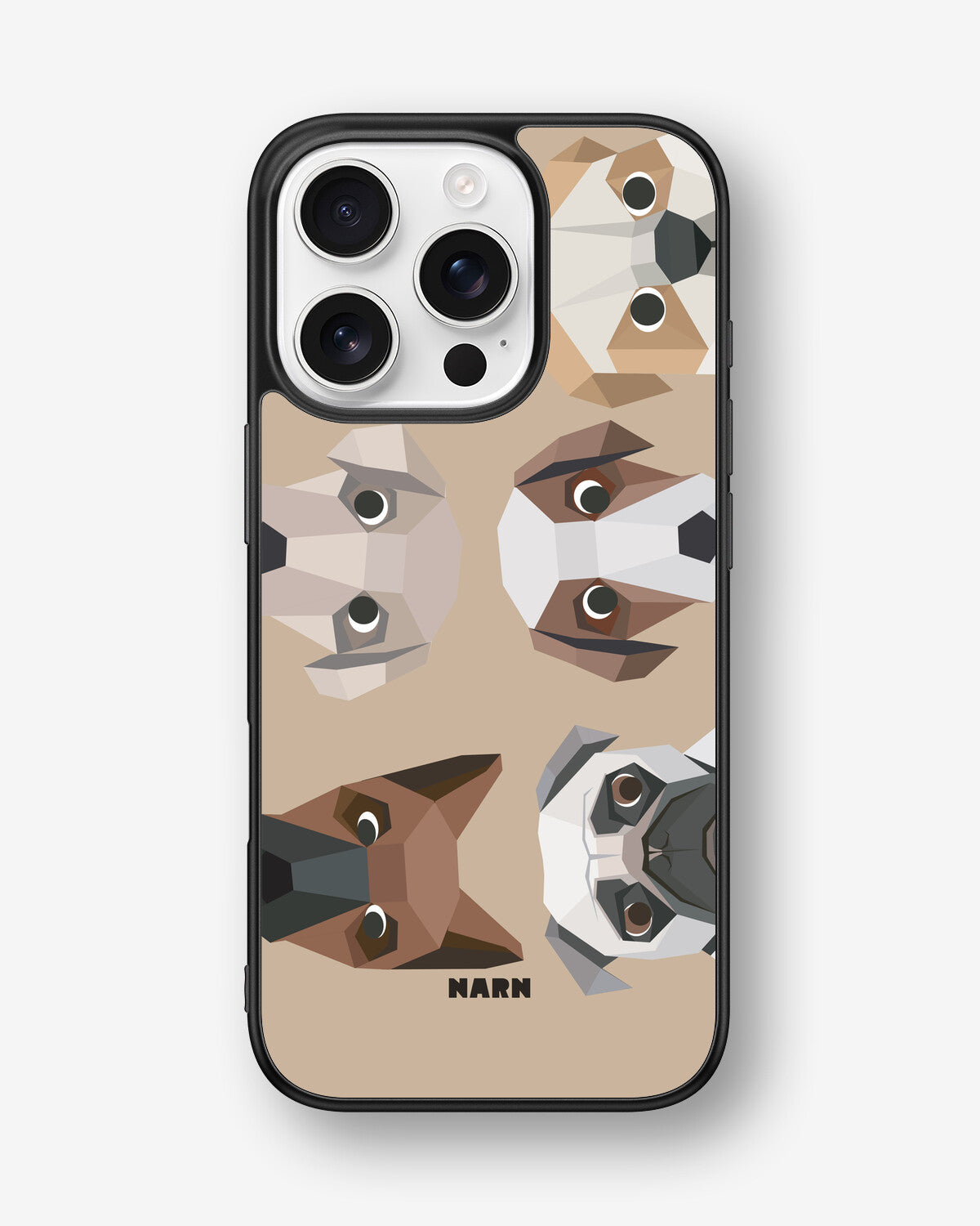 iPhone 16 Pro Hard Case – Cute Dogs - View 1