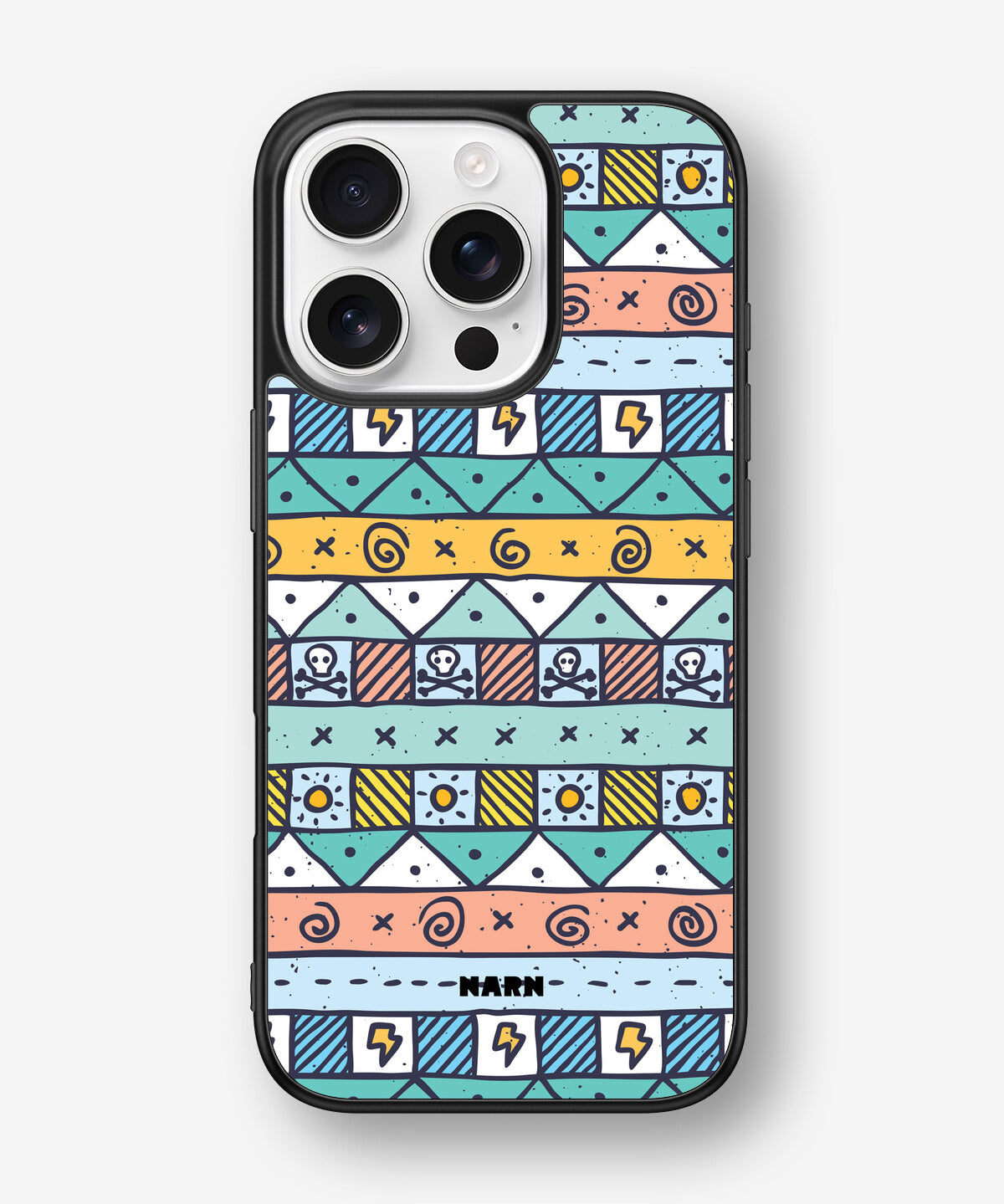 iPhone 16 Pro Hard Case – Cute Pattern - View 1