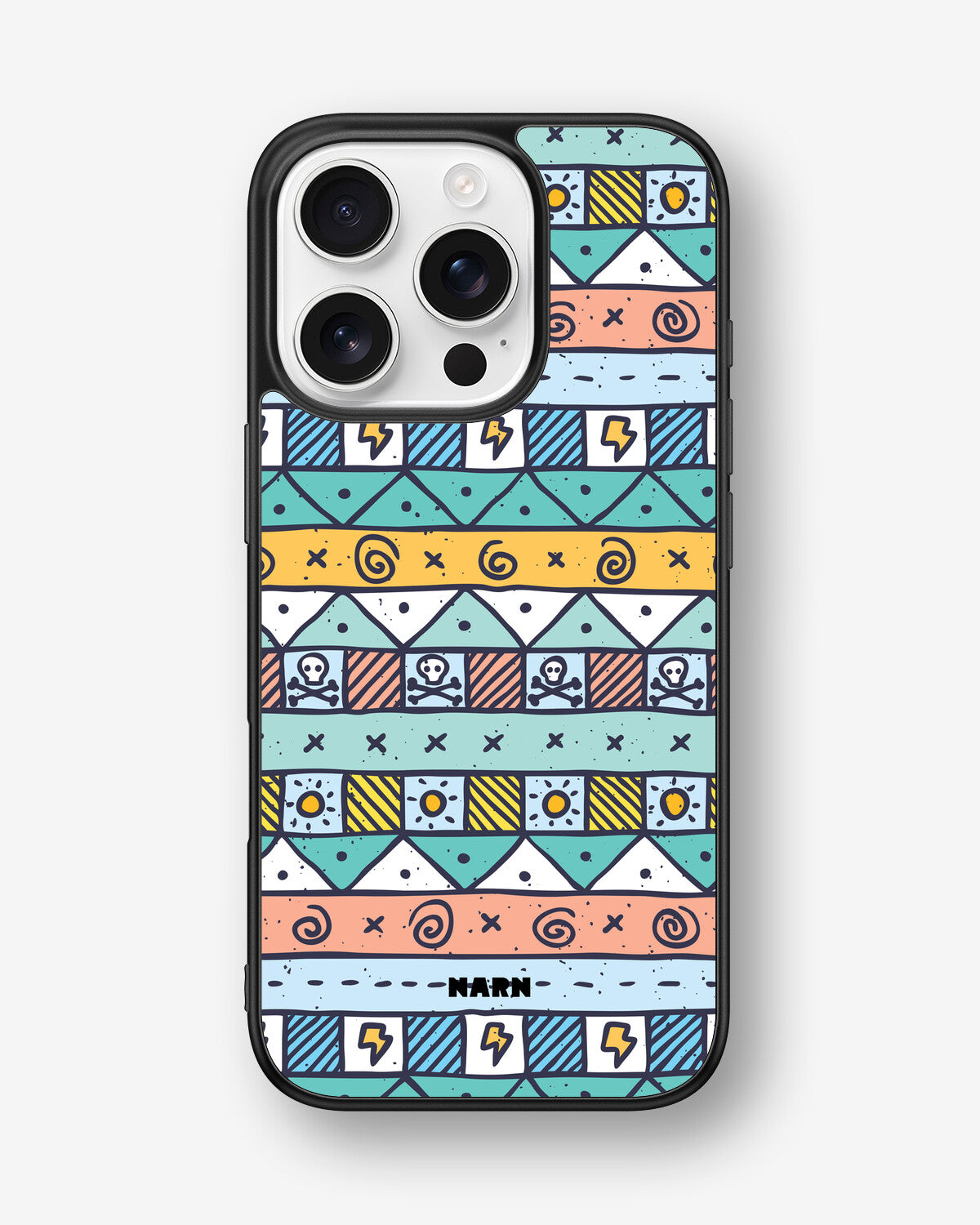 iPhone 16 Pro Hard Case – Cute Pattern - View 1