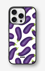 iPhone 16 Pro Hard Case – Eggplant Pattern - View 1