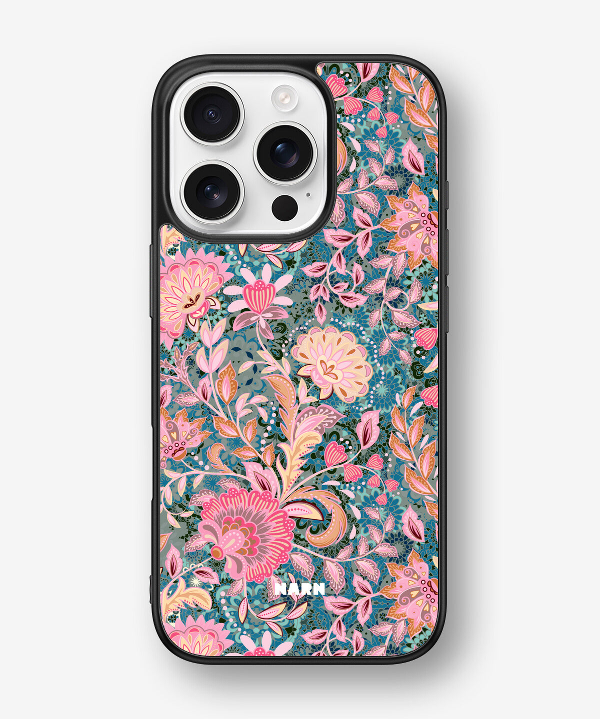 iPhone 16 Pro Hard Case – Fantasy Flowers - View 1