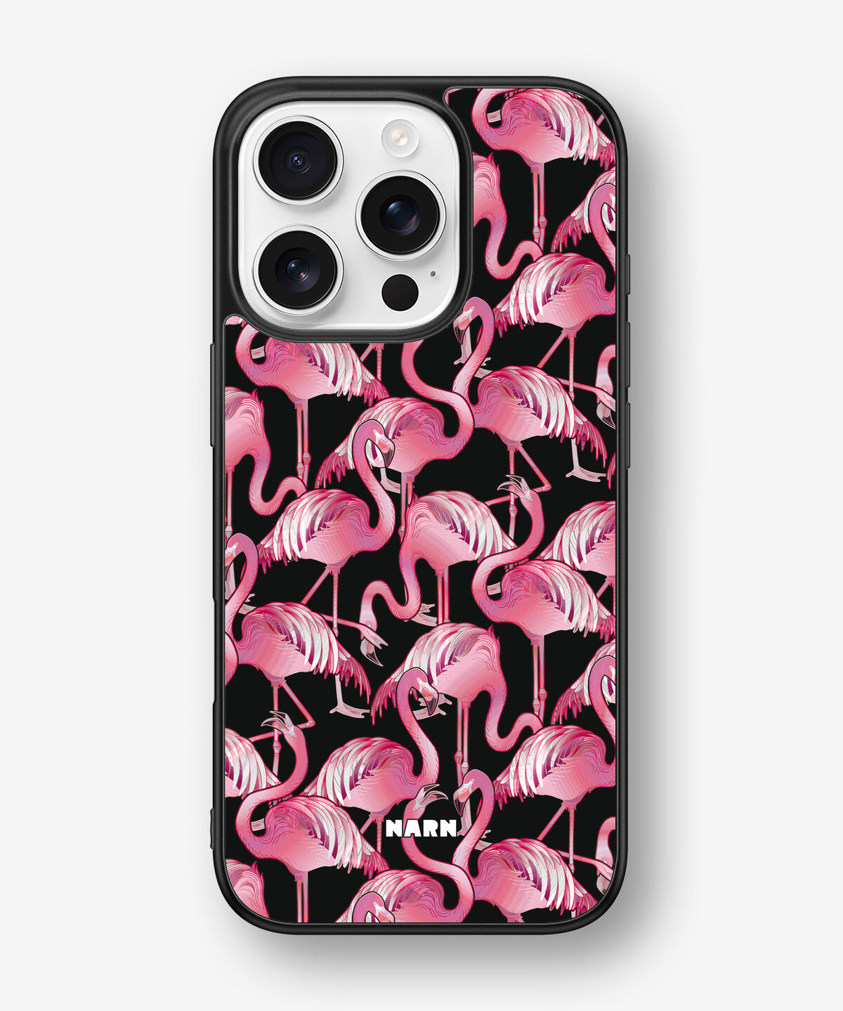 iPhone 16 Pro Hard Case – Flamingos - View 1