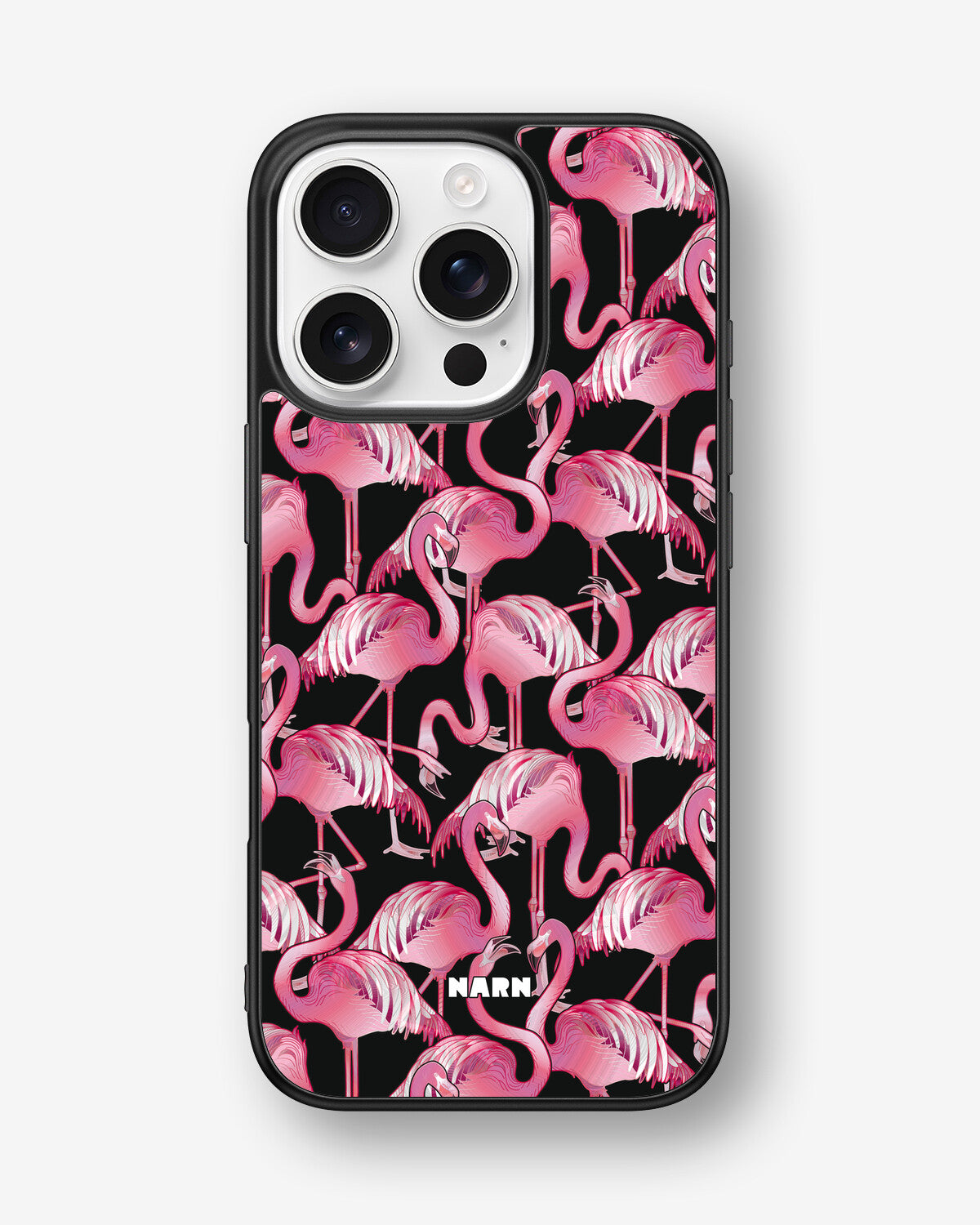 iPhone 16 Pro Hard Case – Flamingos - View 1