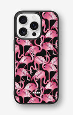 iPhone 16 Pro Hard Case – Flamingos - View 1