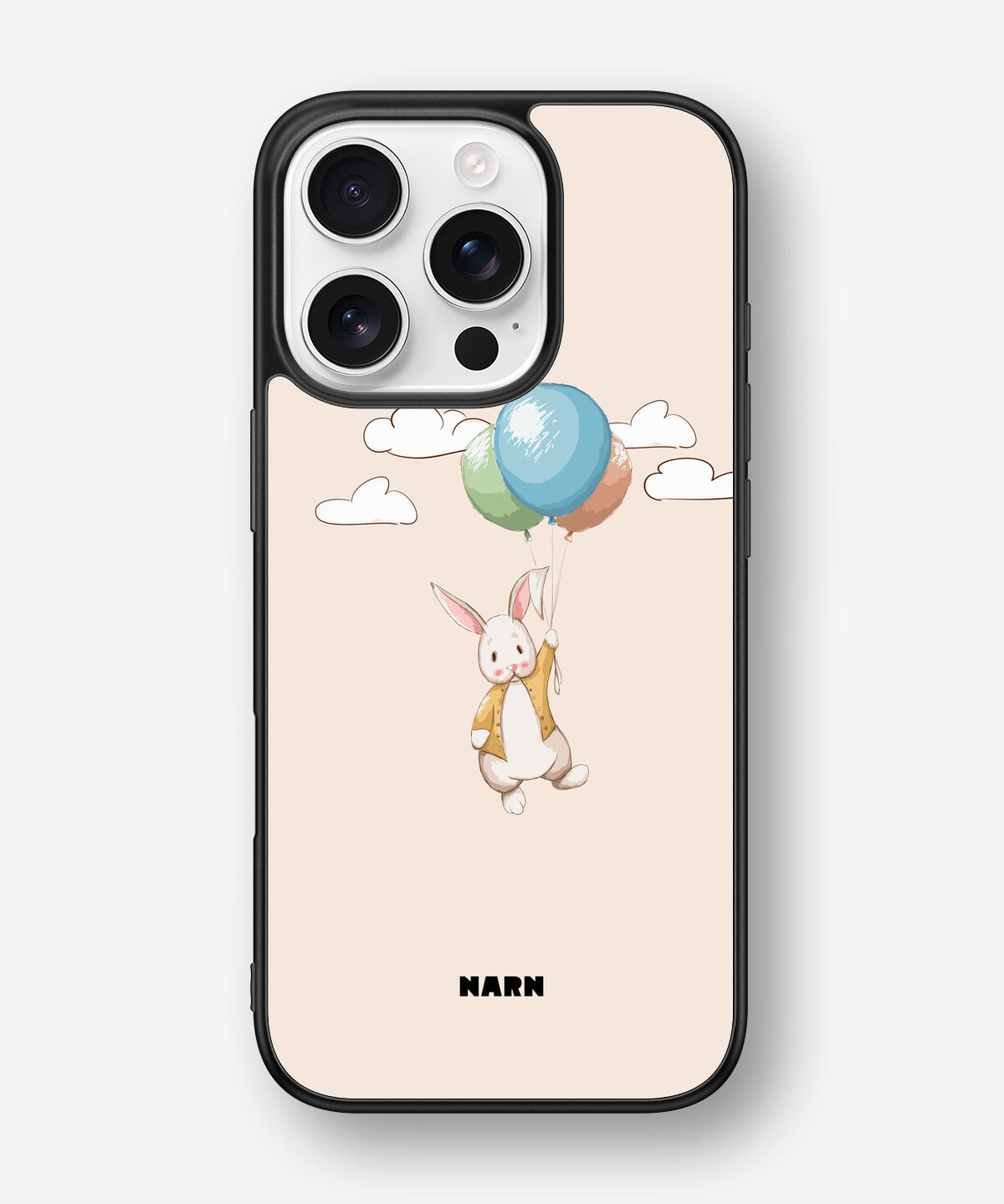 iPhone 16 Pro Hard Case – Flying Rabbit - View 1