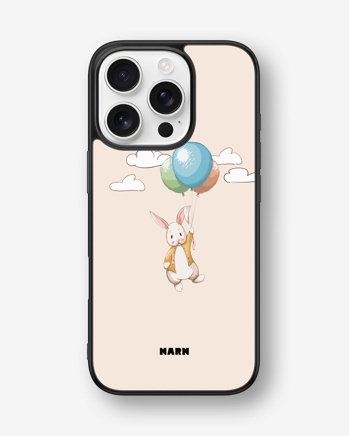 iPhone 16 Pro Hard Case – Flying Rabbit - View 1