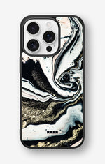 iPhone 16 Pro Hard Case – Golden Swirl - View 1