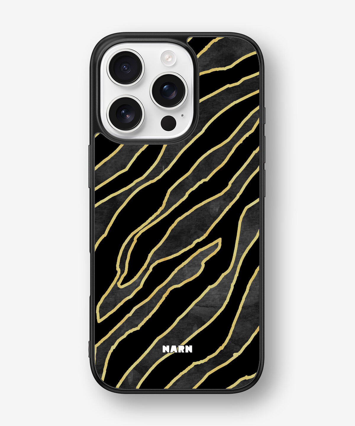 iPhone 16 Pro Hard Case – Golden Zebra - View 1