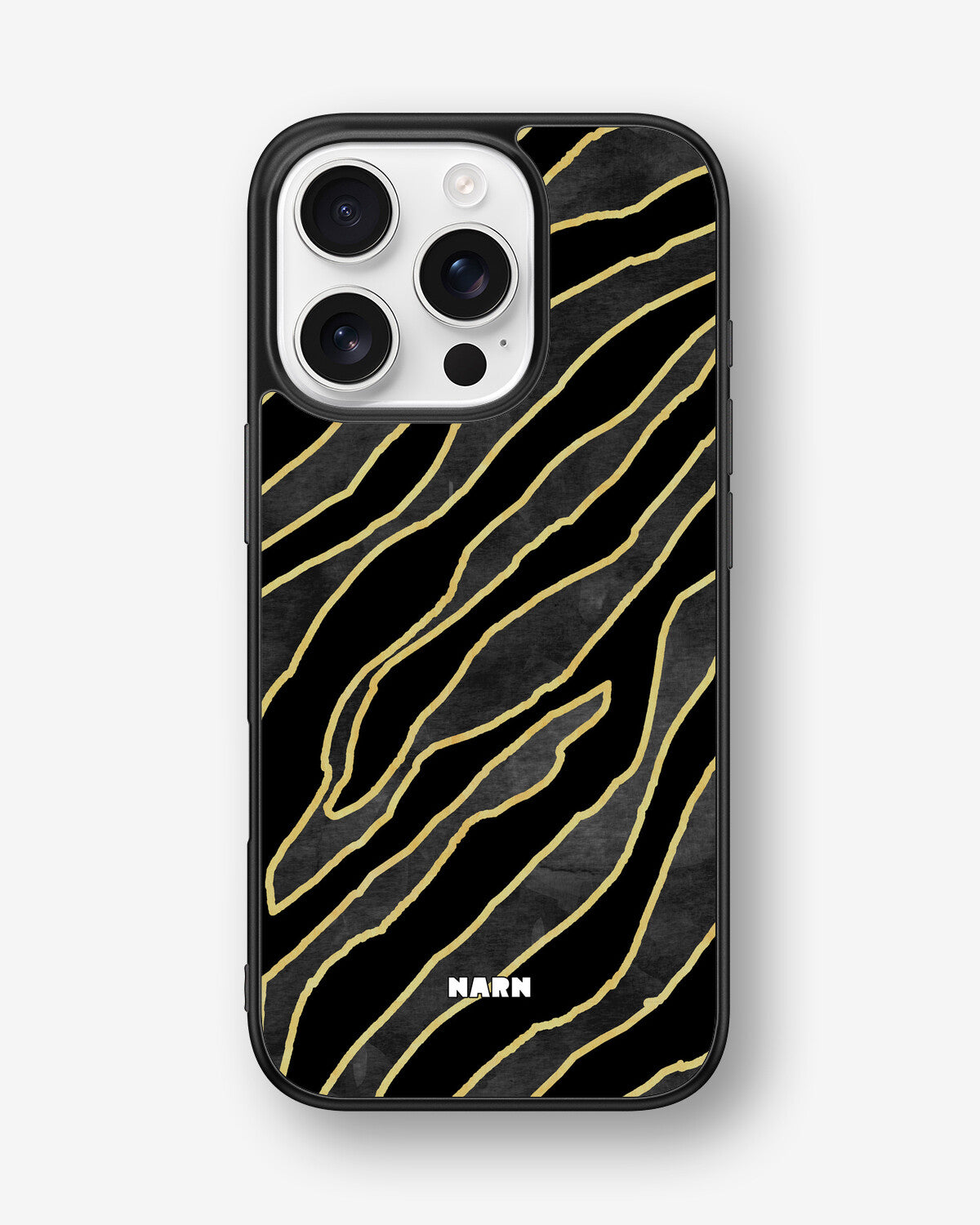 iPhone 16 Pro Hard Case – Golden Zebra - View 1