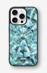 iPhone 16 Pro Hard Case – Green Crystals - View 1