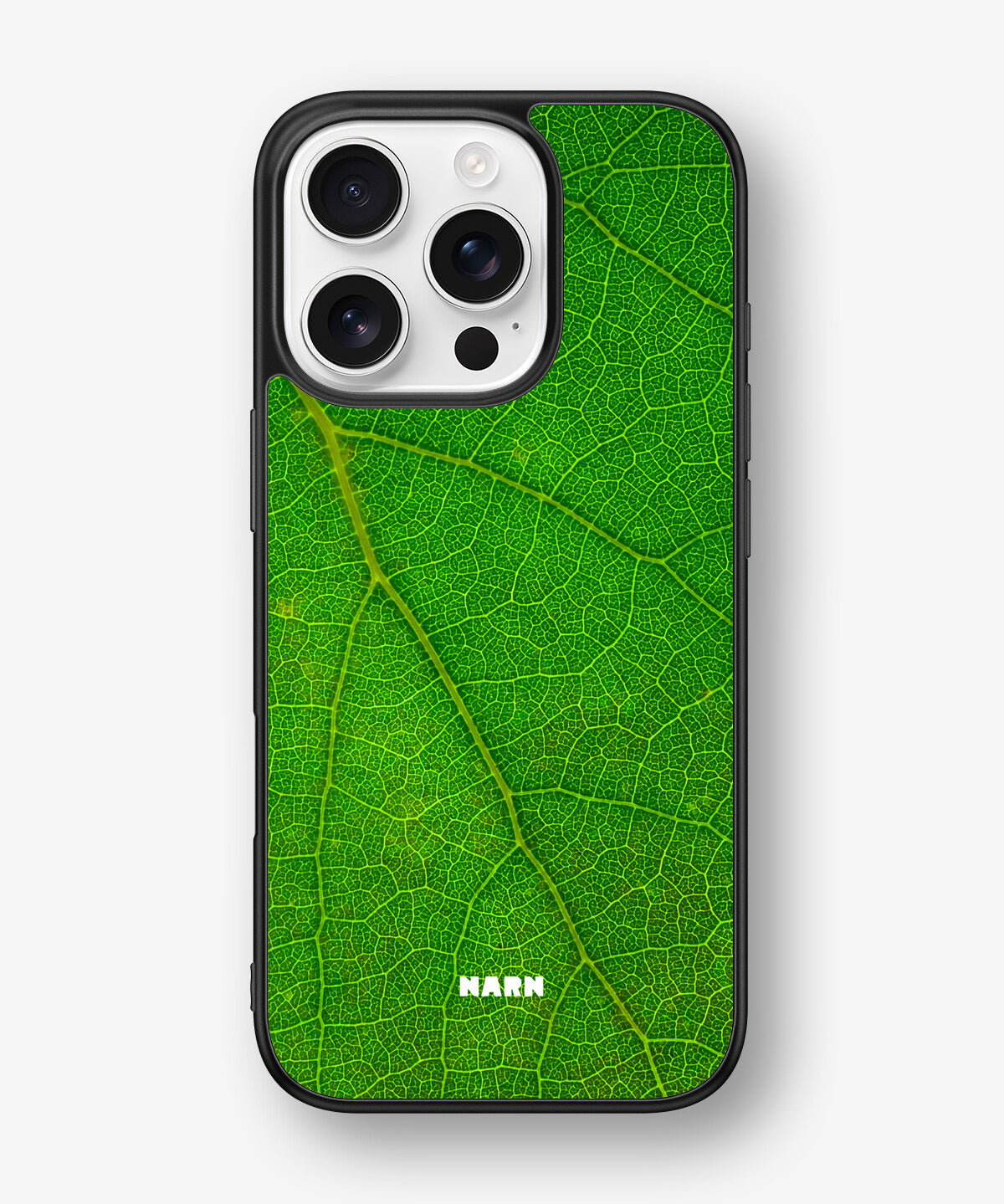 iPhone 16 Pro Hard Case – Green Leafy - View 1