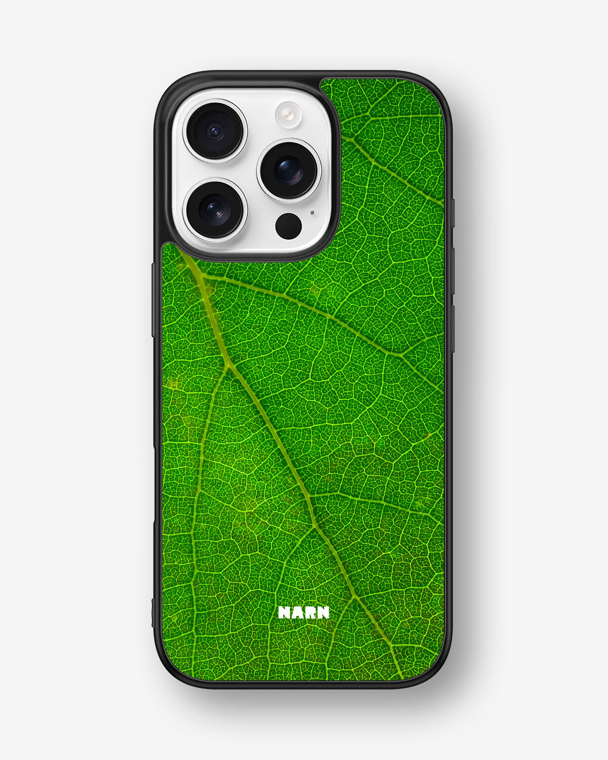 iPhone 16 Pro Hard Case – Green Leafy - View 1