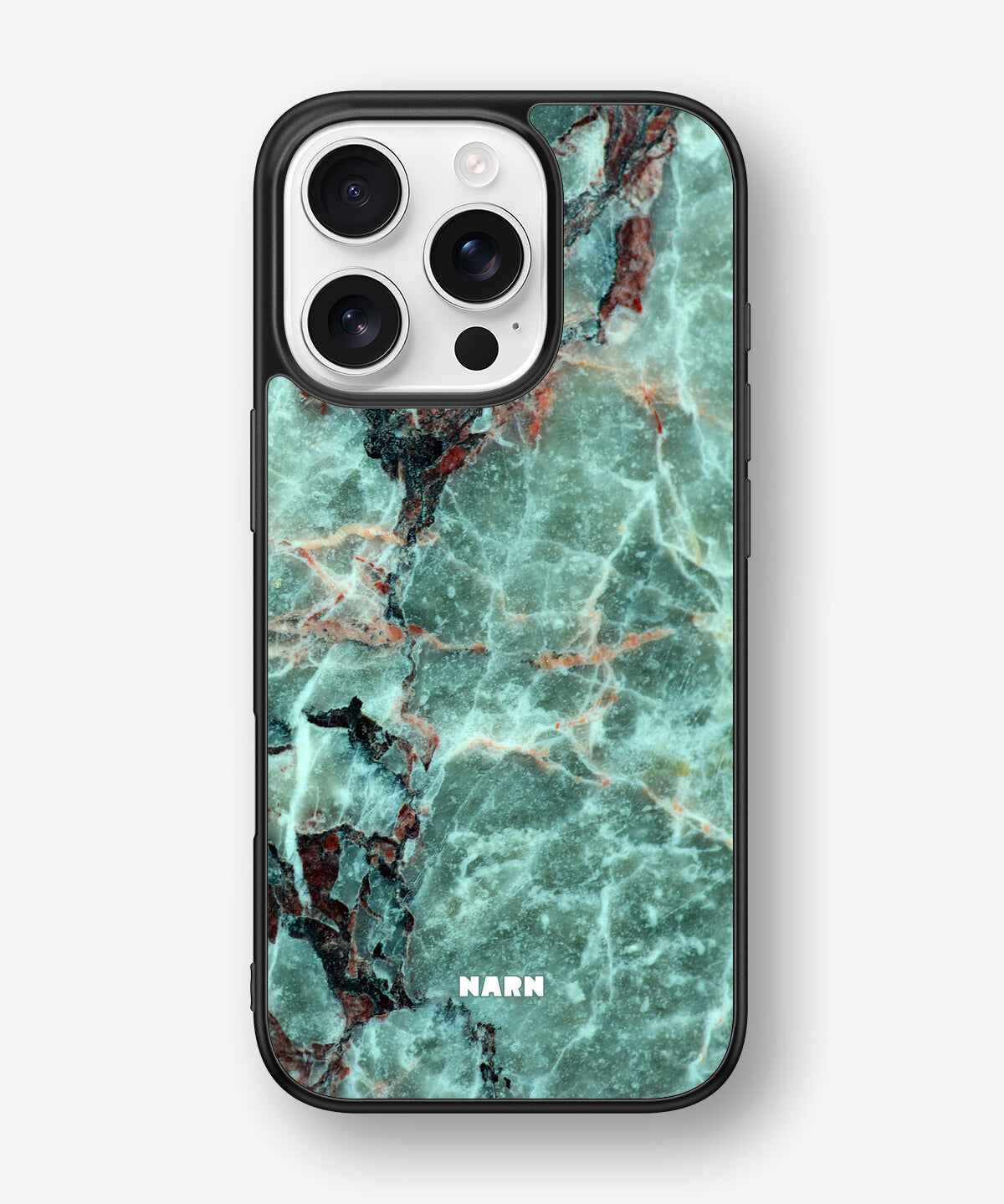 iPhone 16 Pro Hard Case – Green Marble - View 1