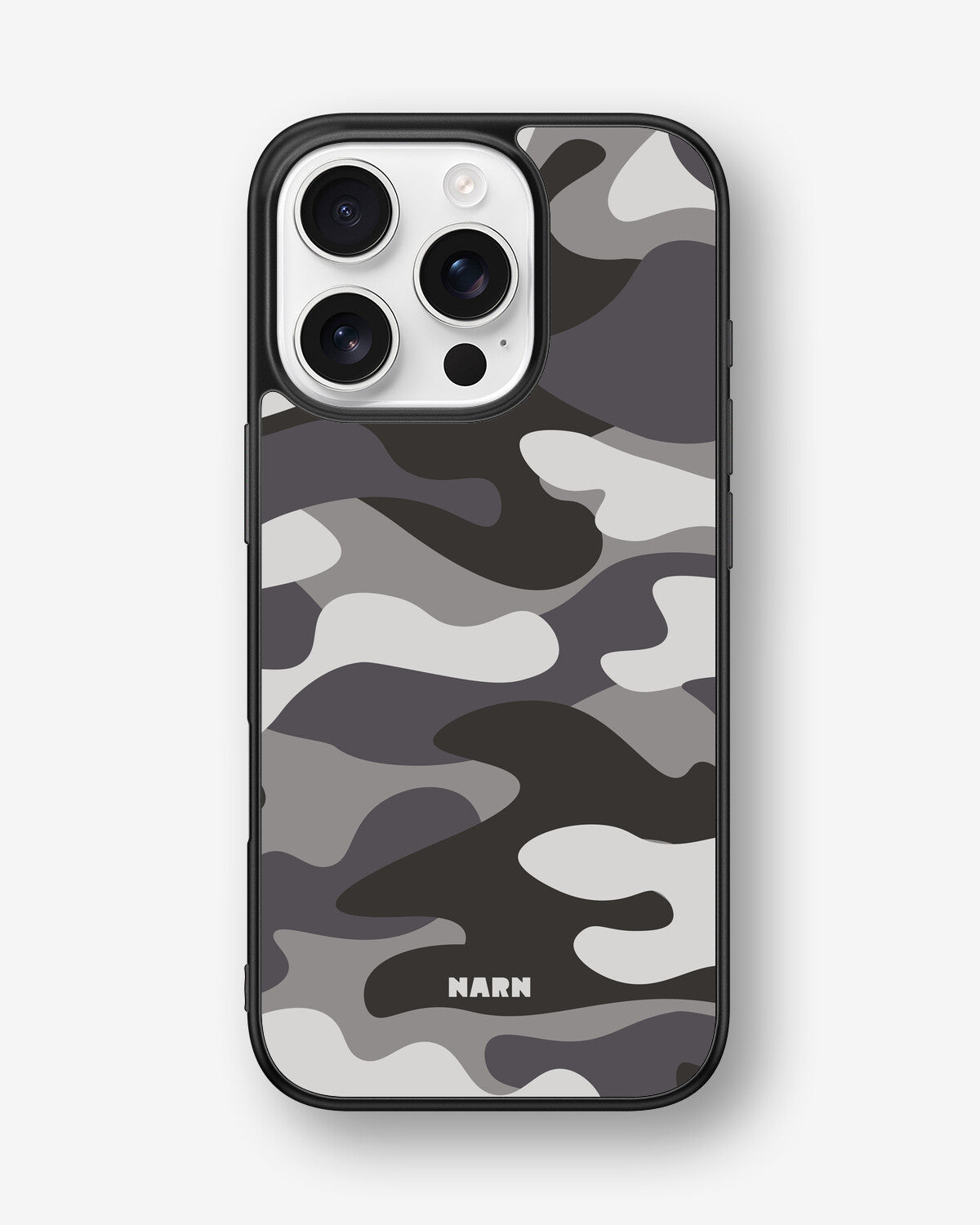 iPhone 16 Pro Hard Case – Grey Camo - View 1