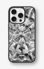 iPhone 16 Pro Hard Case – Grey Crystals - View 1