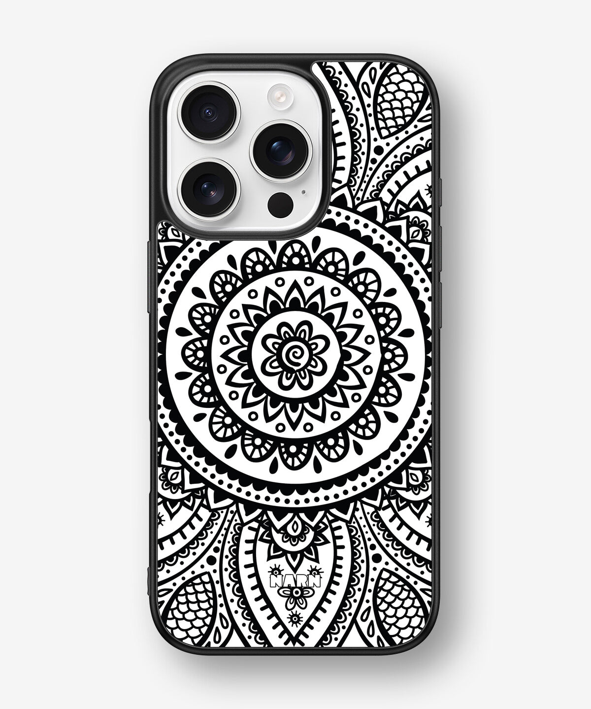 iPhone 16 Pro Hard Case – Henna Mandala - View 1