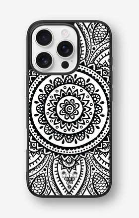 iPhone 16 Pro Hard Case – Henna Mandala - View 1