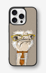 iPhone 16 Pro Hard Case – Hipster Ostrich - View 1