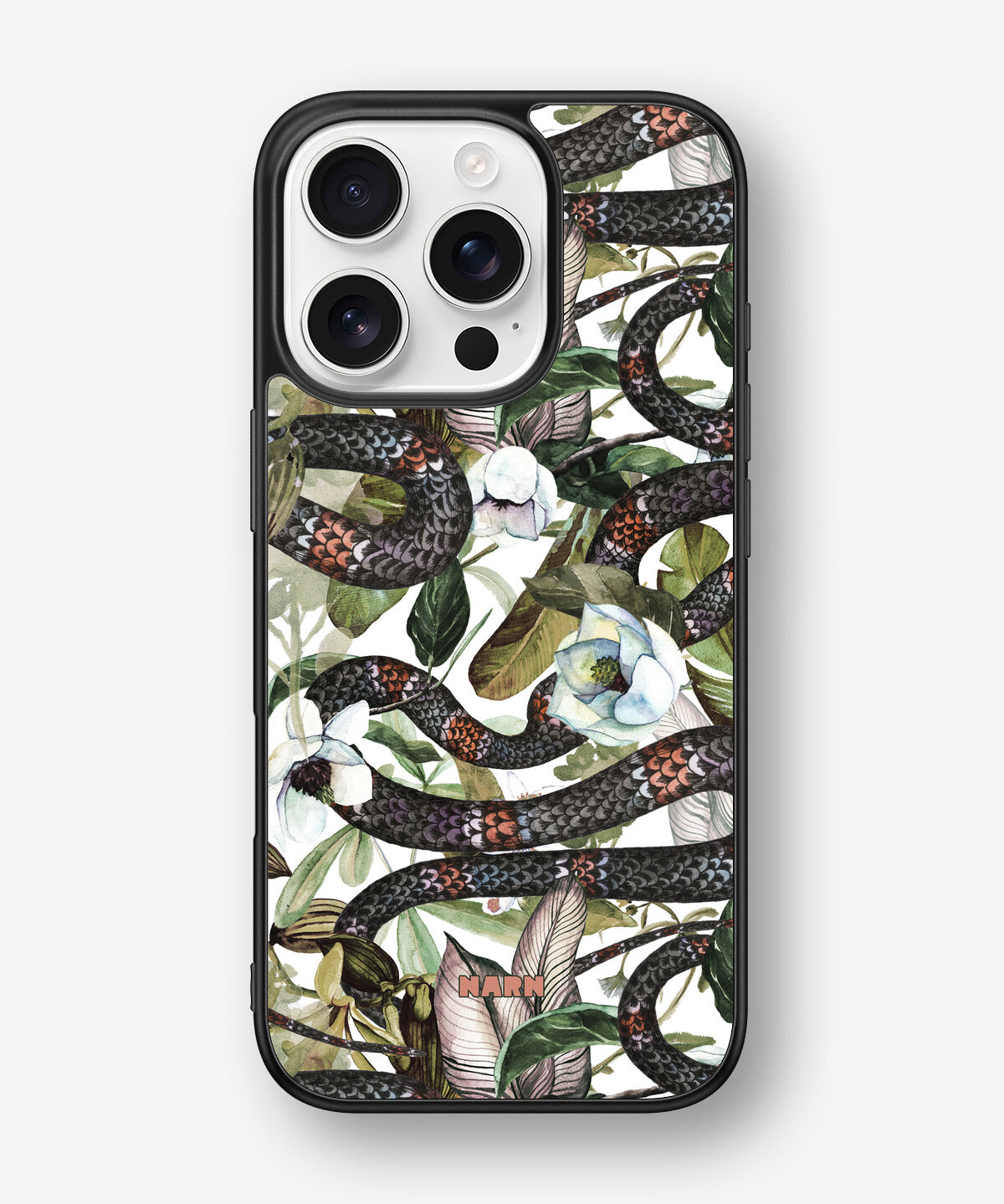 iPhone 16 Pro Hard Case – Jungle Snake - View 1