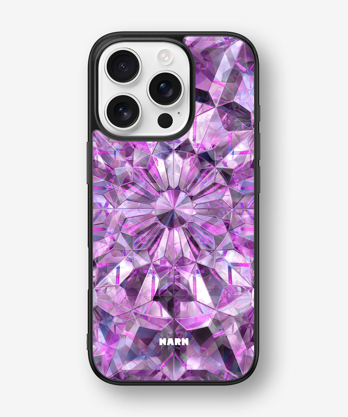 iPhone 16 Pro Hard Case – Lavender Crystals - View 1