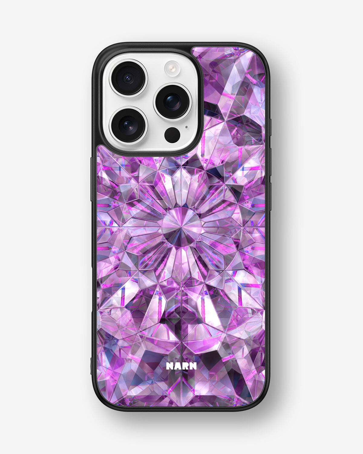 iPhone 16 Pro Hard Case – Lavender Crystals - View 1