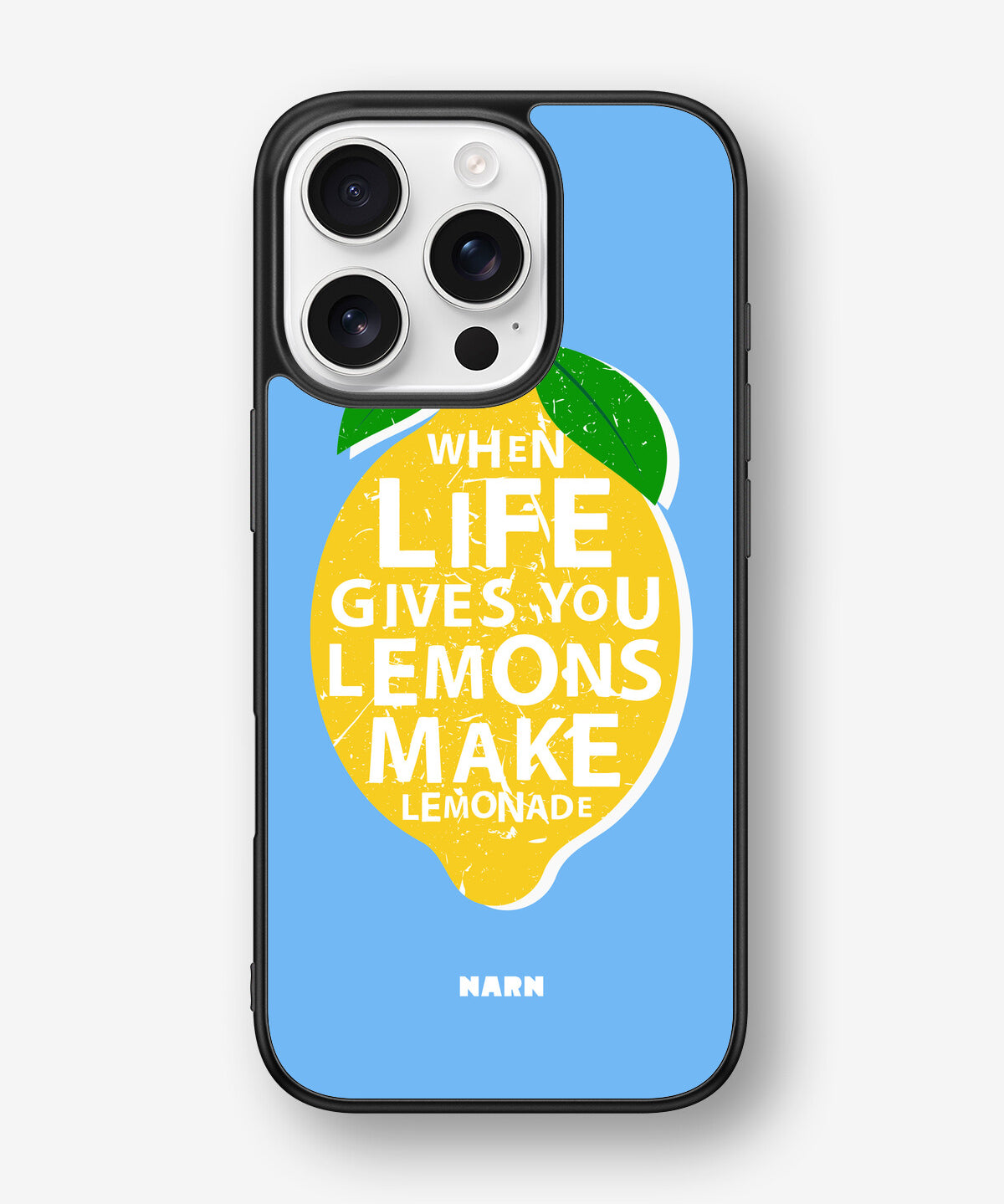 iPhone 16 Pro Hard Case – Lemon Quote - View 1