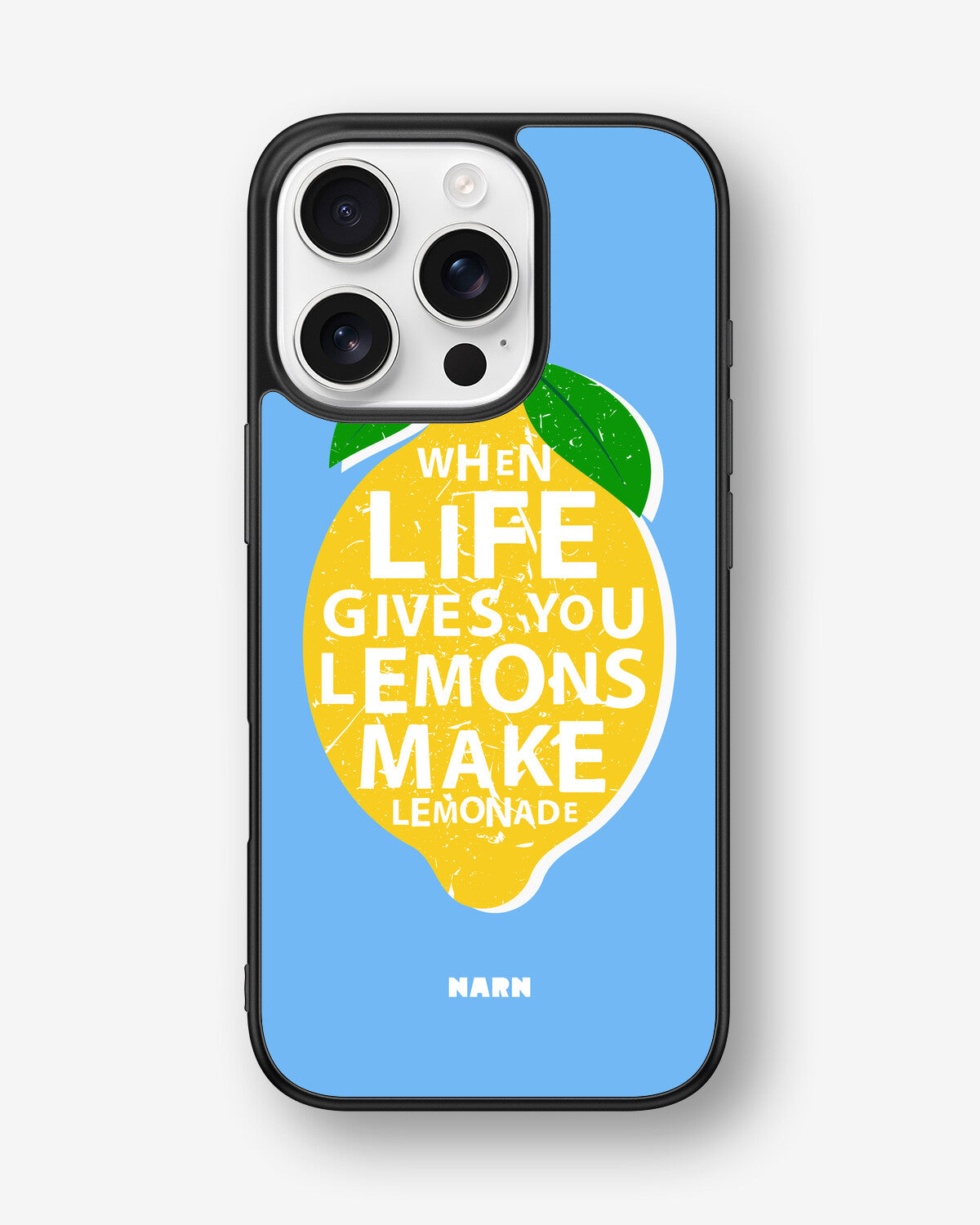 iPhone 16 Pro Hard Case – Lemon Quote - View 1