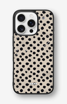 iPhone 16 Pro Hard Case – Marble Dots - View 1