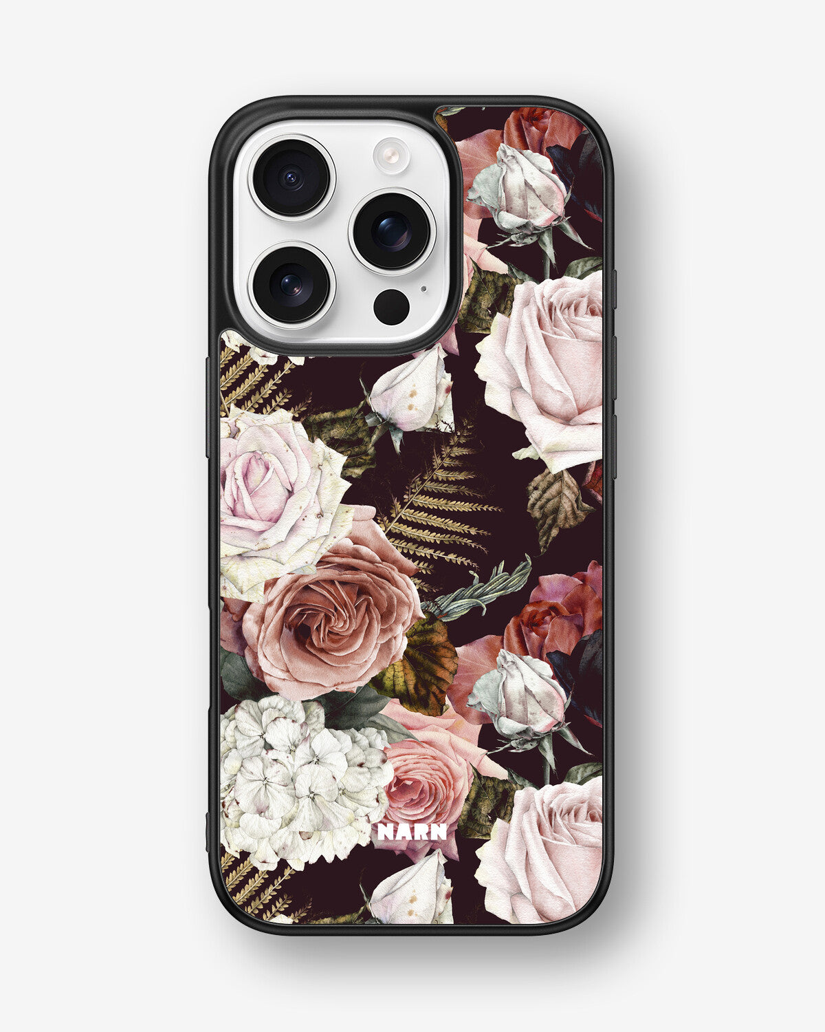 iPhone 16 Pro Hard Case – Midnight Roses - View 1