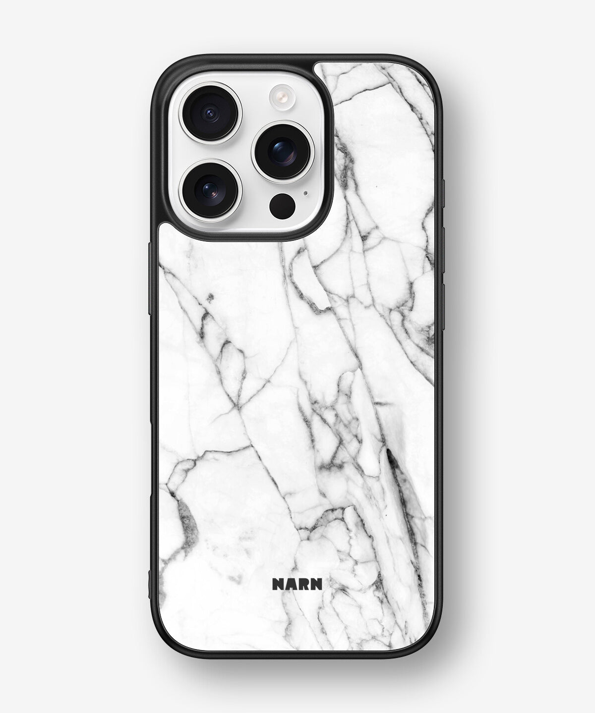 iPhone 16 Pro Hard Case – Milky Marble - View 1
