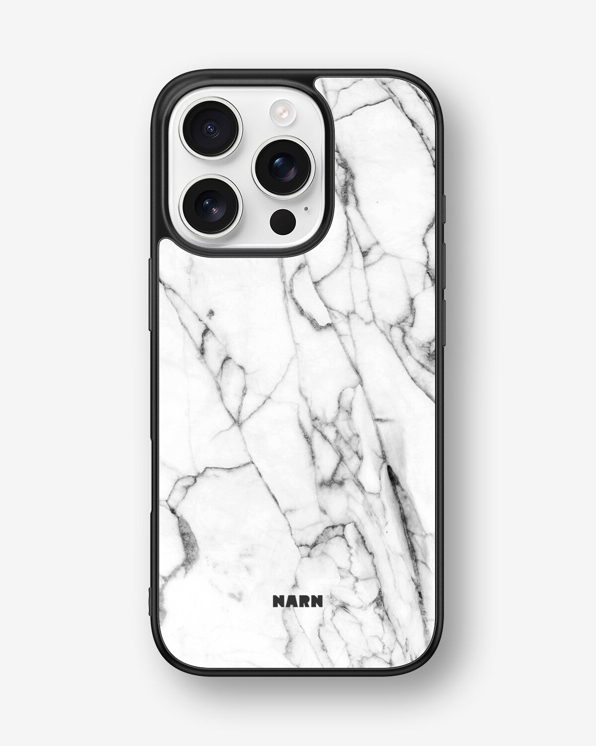 iPhone 16 Pro Hard Case – Milky Marble - View 1
